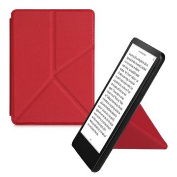 Husa pentru Amazon Kindle Paperwhite 11, Kwmobile, Rosu, Piele ecologica, 57158.09