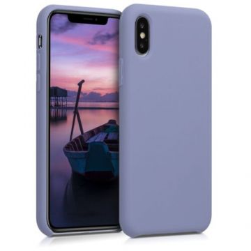 Husa pentru Apple iPhone X/iPhone XS, Silicon, Mov, 46313.130