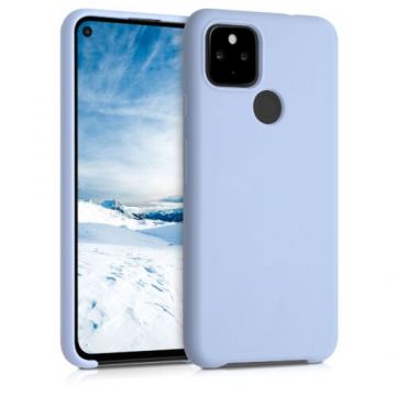 Husa pentru Google Pixel 4a 5G, Silicon, Albastru, 53932.58