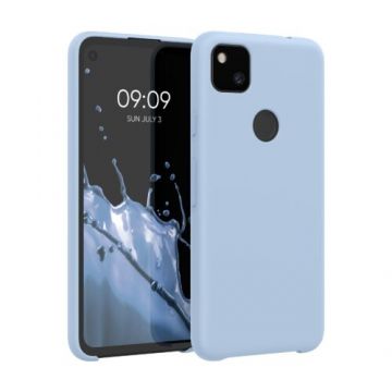 Husa pentru Google Pixel 4a, Silicon, Albastru, 52549.58