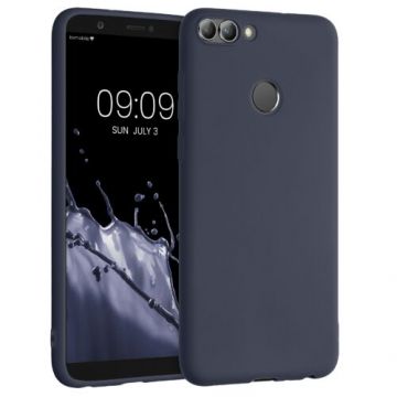 Husa pentru Huawei P Smart/Enjoy 7s, Silicon, Albastru, 44124.53