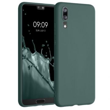 Husa pentru Huawei P20, Silicon, Verde, 44212.171