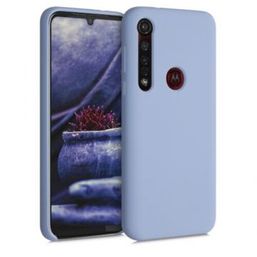 Husa pentru Motorola Moto G8 Plus, Silicon, Albastru, 51348.58