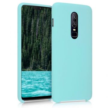 Husa pentru OnePlus 6, Silicon, Verde, 46122.50