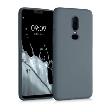 Husa pentru OnePlus 6, Silicon, Verde, 55346.202, Kwmobile