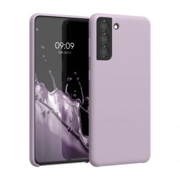 Husa pentru Samsung Galaxy S21, Silicon, Mov, 54056.192