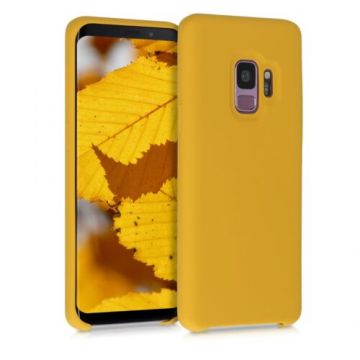 Husa pentru Samsung Galaxy S9, Silicon, Galben, 44182.143