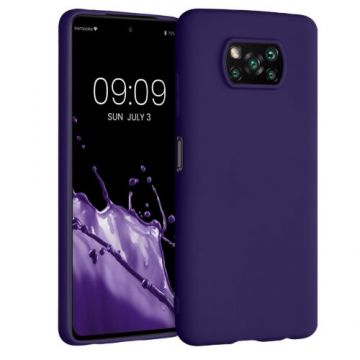 Husa pentru Xiaomi Poco X3 (NFC), Silicon, Albastru, 53482.182