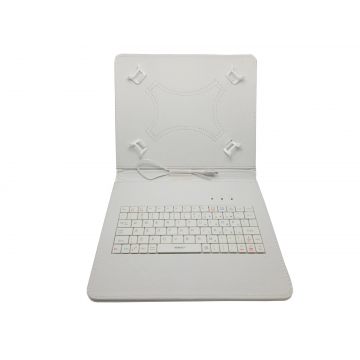 Husa Tableta Tastatura MRG L-462, 9.7 Inch, TypeC, Alb