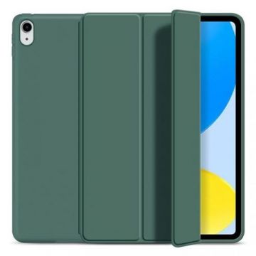 Husa Tech-Protect Smartcase compatibila cu iPad 10.9 inch 2022 Cactus Green