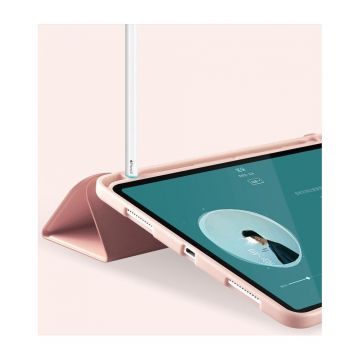 Husa Tech-Protect Smartcase Pen compatibila cu iPad Air 4 2020 / 5 2022 Pink