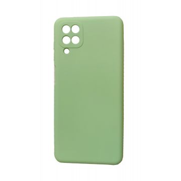 Husa telefon compatibila cu Samsung Galaxy A12, Verde, Cu interior de catifea, 391HT