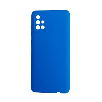 Husa telefon compatibila cu Samsung Galaxy A71 4G, A71, Albastru, Cu interior de catifea, 389HT