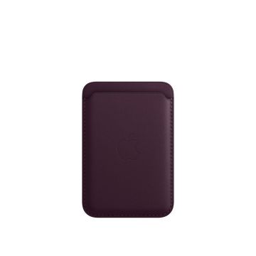 Portofel Apple din piele cu MagSafe pentru iPhone Dark Cherry