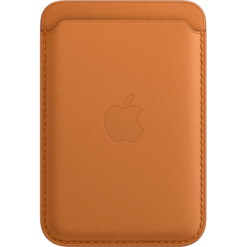 Portofel Apple din piele cu MagSafe pentru iPhone Golden Brown