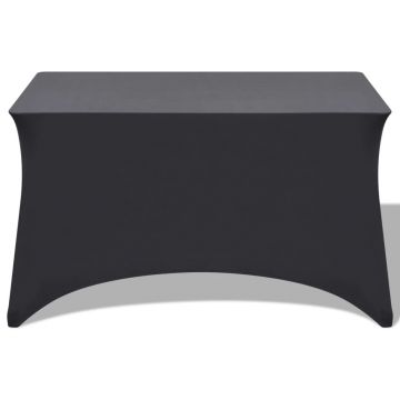 vidaXL Huse elastice pentru masă, antracit, 183 x 76 x 74 cm, antracit