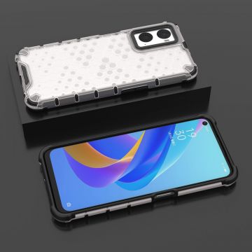 Carcasa Honeycomb compatibila cu Realme 9i si Oppo A36/A76 Clear