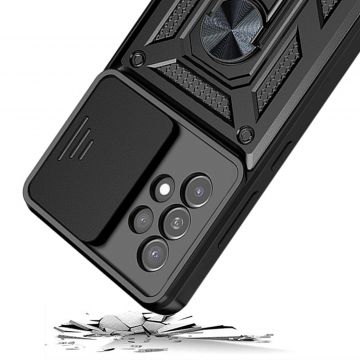 Carcasa Hybrid Armor CamShield compatibila cu Samsung Galaxy A33 5G Black