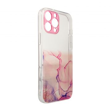 Carcasa Marble Case compatibila cu iPhone 13 Pro Max Pink