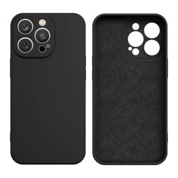 Carcasa Silicone Case compatibila cu iPhone 14 Plus Black