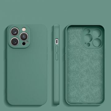 Carcasa Silicone Case compatibila cu iPhone 14 Plus Green