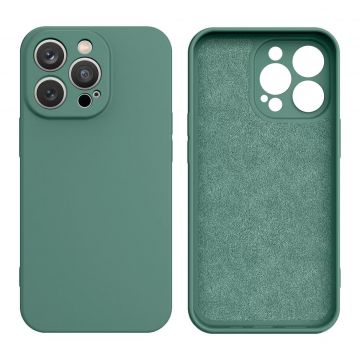 Carcasa Silicone Case compatibila cu iPhone 14 Pro Green