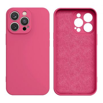 Carcasa Silicone Case compatibila cu iPhone 14 Pro Max Fuchsia