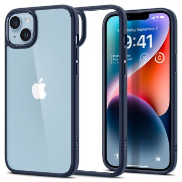 Carcasa Spigen Ultra Hybrid compatibila cu iPhone 14 Navy Blue