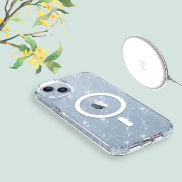 Carcasa TECH-PROTECT Flexair Hybrid MagSafe compatibila cu iPhone 13 Mini Glitter