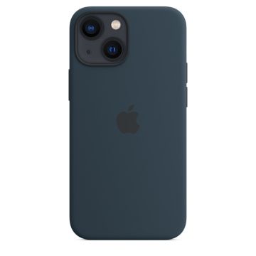 Husa de protectie Apple cu MagSafe pentru iPhone 13 Mini Silicon Abyss Blue