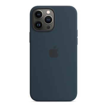 Husa de protectie Apple cu MagSafe pentru iPhone 13 Pro Max Silicon Abyss Blue