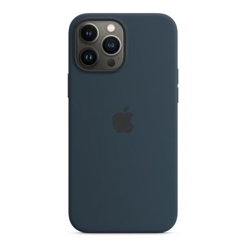 Husa de protectie Apple cu MagSafe pentru iPhone 13 Pro Max Silicon Abyss Blue