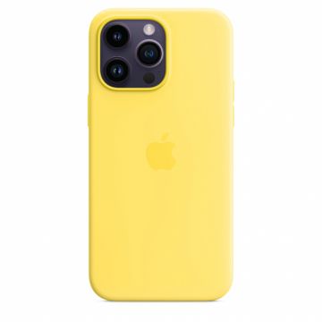 Husa de protectie Apple cu MagSafe pentru iPhone 14 Pro Max Silicon Canary Yellow