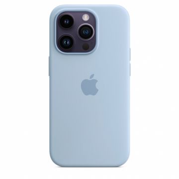 Husa de protectie Apple cu MagSafe pentru iPhone 14 Pro Silicon Sky