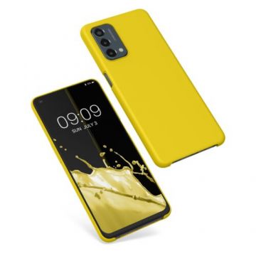 Husa Kwmobile pentru OnePlus Nord N200 5G, Silicon, Galben, 57704.165