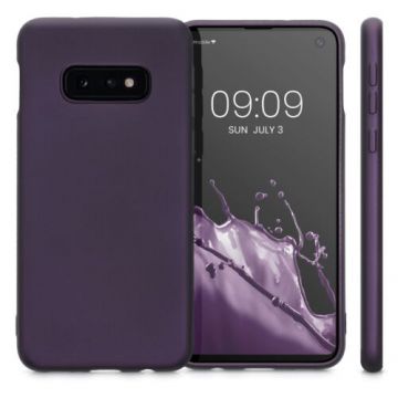 Husa Kwmobile pentru Samsung Galaxy S10e, Silicon, Mov, 47575.115