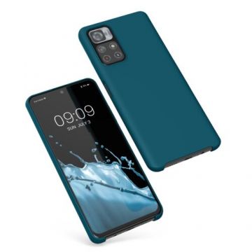 Husa Kwmobile pentru Xiaomi Redmi Note 11S 5G/Poco M4 Pro 5G, Silicon, Verde, 56844.57