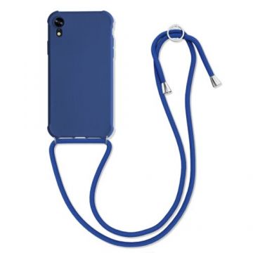 Husa pentru Apple iPhone XR, Silicon, Albastru, 49917.17