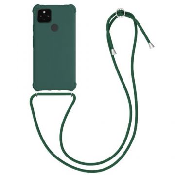 Husa pentru Google Pixel 4a 5G, Silicon, Verde, 55914.80