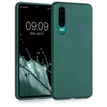 Husa pentru Huawei P30, Silicon, Verde, 47411.14