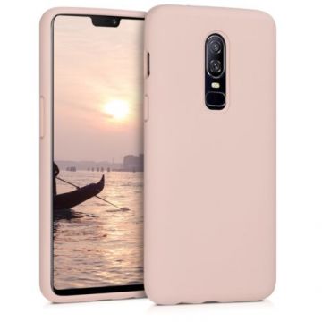 Husa pentru OnePlus 6, Silicon, Roz, 46122.10