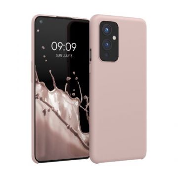 Husa pentru OnePlus 9, Silicon, Roz, 56040.10, Kwmobile