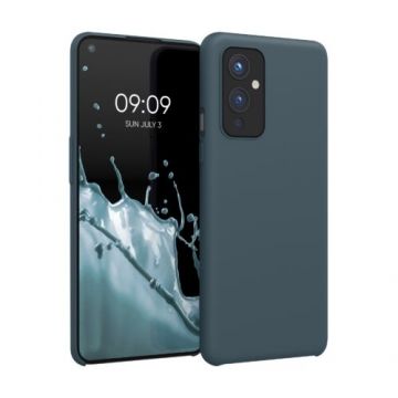 Husa pentru OnePlus 9, Silicon, Verde, 56040.202, Kwmobile