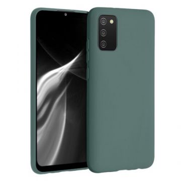 Husa pentru Samsung Galaxy A02s, Silicon, Verde, 54045.171