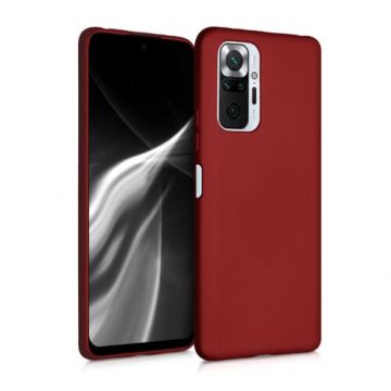 Husa pentru Xiaomi Redmi Note 10 Pro, Silicon, Rosu, 54552.36