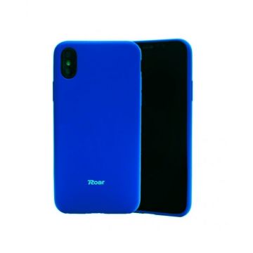 Husa protectie spate Roar all day blue silicon pt iPhone X