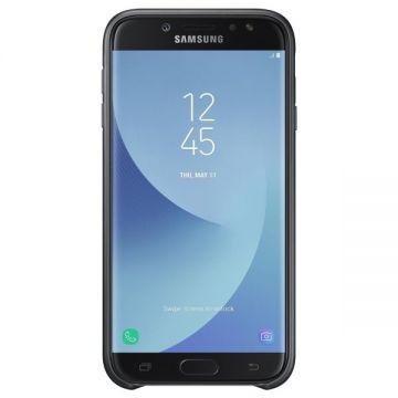 Husa protectie spate Samsung dual layer cover black pt Galaxy J7(2017)