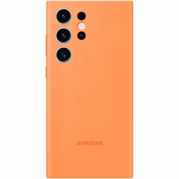 Husa Samsung pentru Galaxy S23 Ultra Silicon Orange