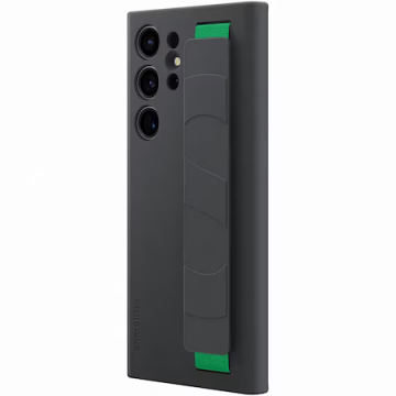 Husa Samsung Silicone Grip pentru Galaxy S23 Ultra Black