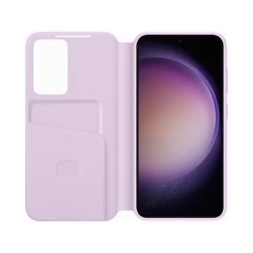 Husa Samsung Smart View Wallet pentru Galaxy S23 Lavender